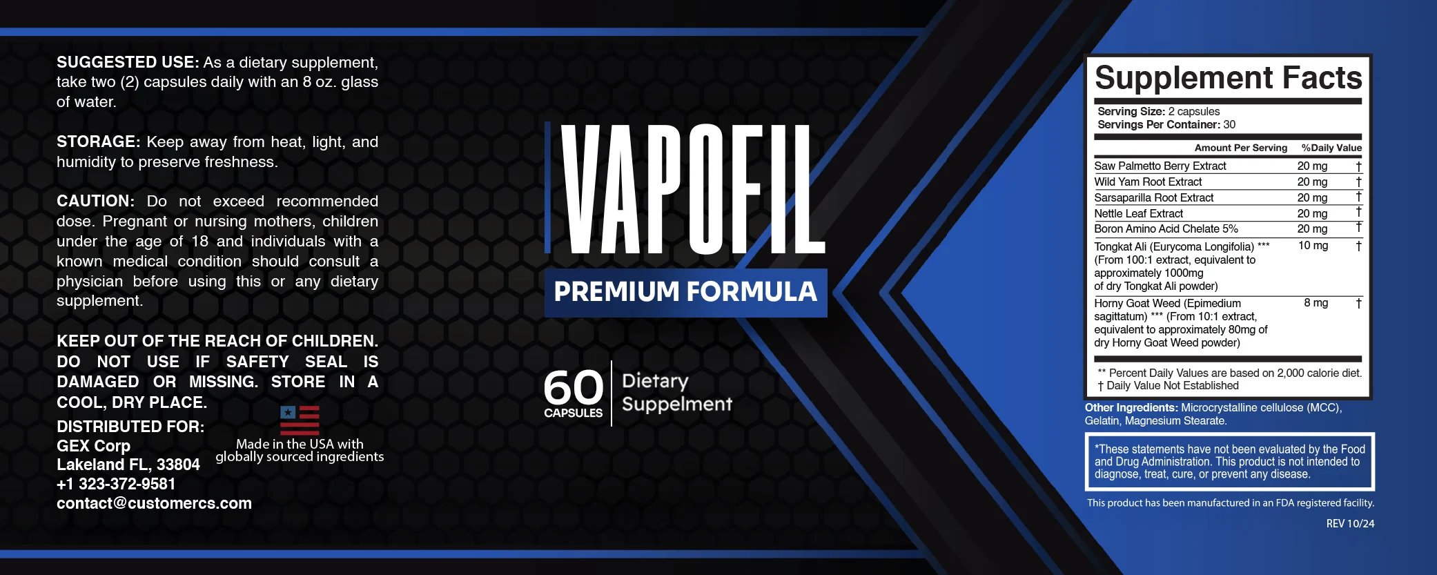 VapoFil  Supplement